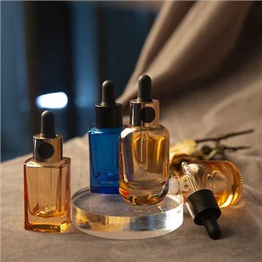 Квадратна пляшка скляної крапельниця