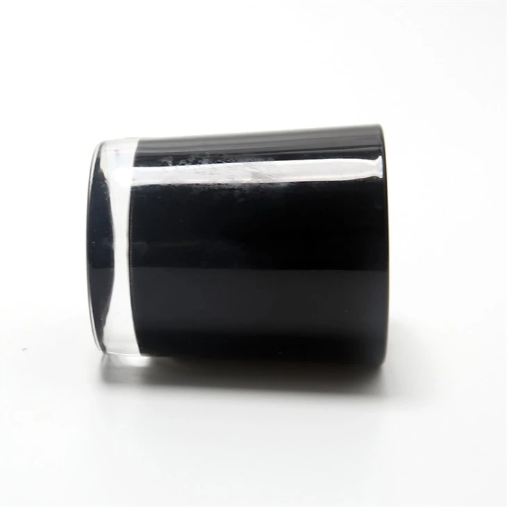wholesale matte black candle jars
